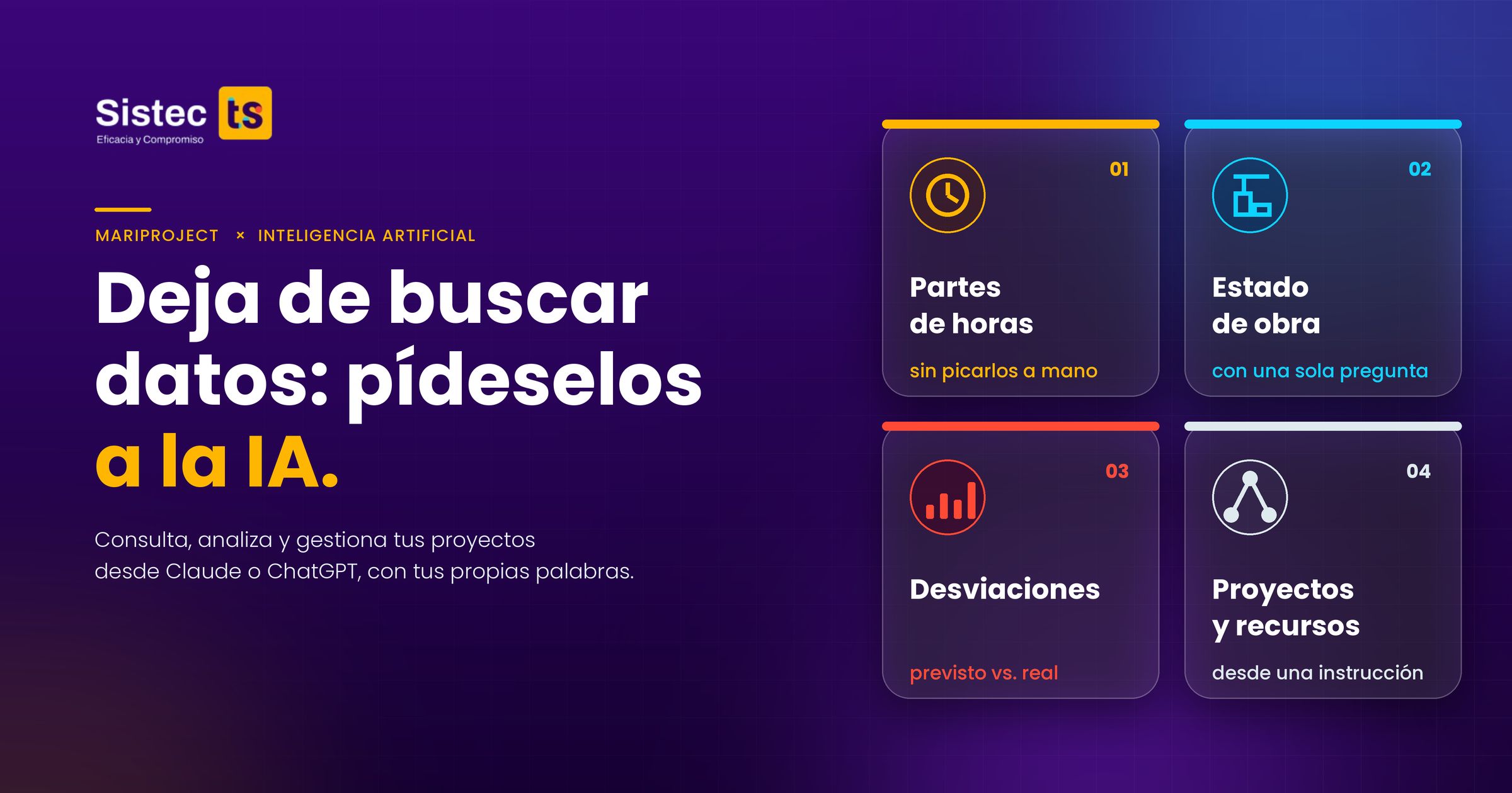 MariProject e inteligencia artificial: conecta tus proyectos con ChatGPT y Claude